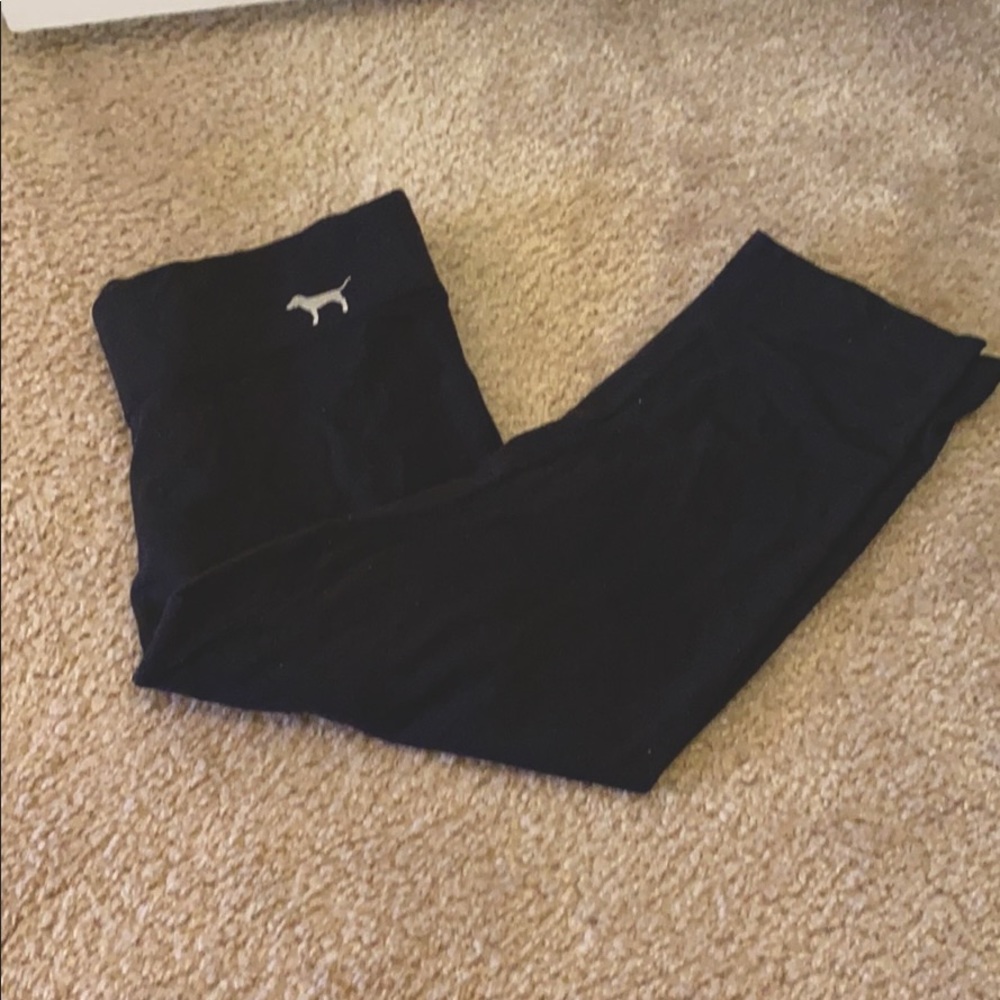 Pink Compression Leggings 3/4 length